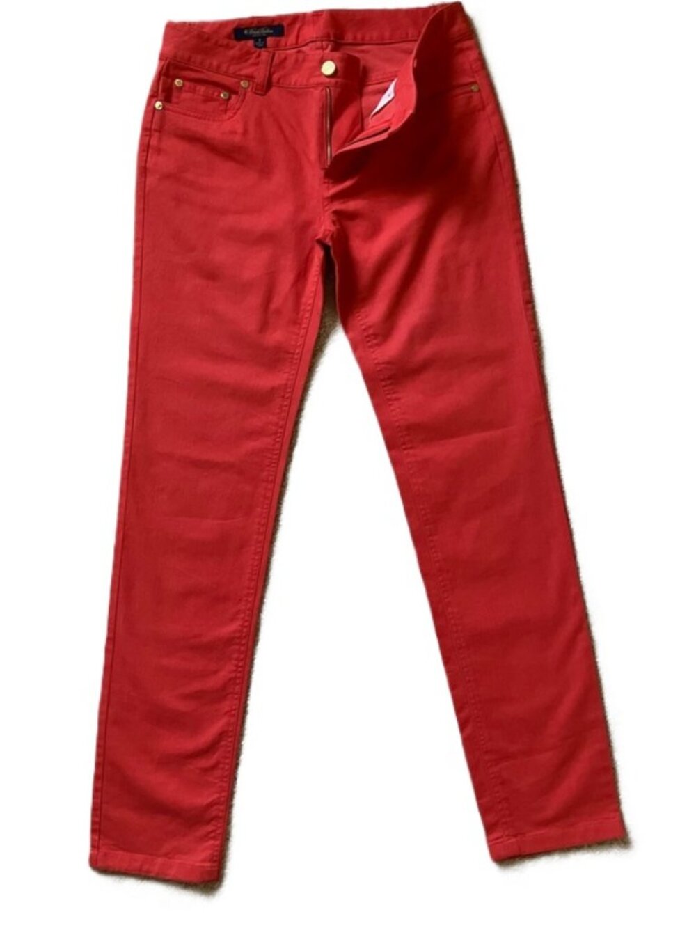 Brooks Brothers Coral-Red Brooke Fit Pants 4